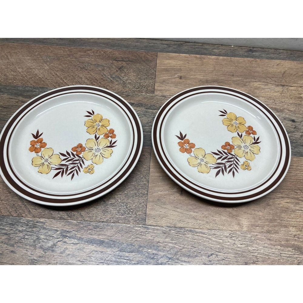 Newcor‎ Stoneware Dinner Plates Laurel Set of 2